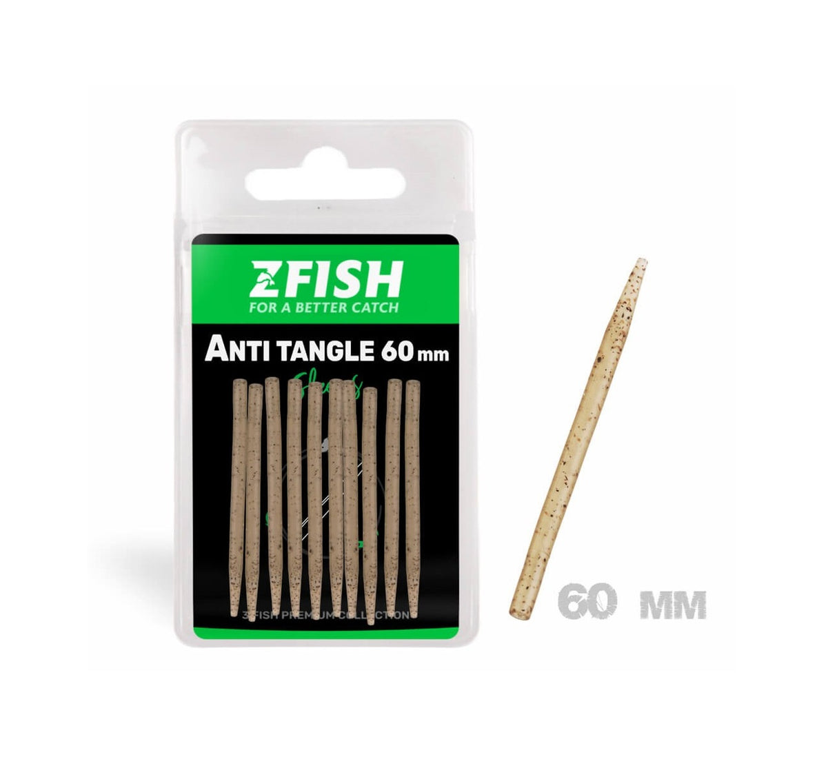 Anti emaranhado Sleeves Zfish 60mm