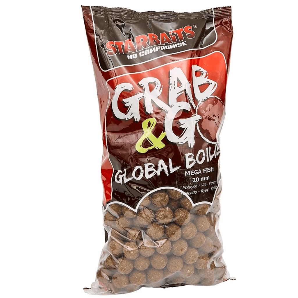 Boilies Starbaits Grab Go Global Mega Fish 20 mm - Tienda Carpfishing