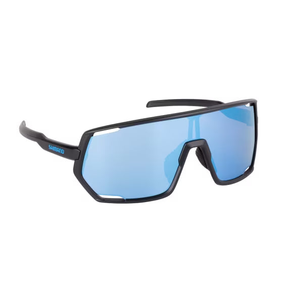 Óculos de sol polarizados Shimano Lesath Preto Mate e Azul