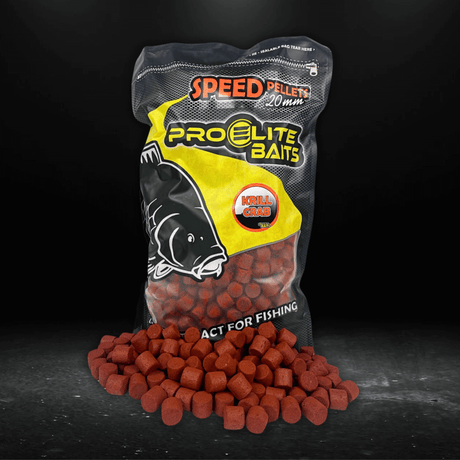 Speed Pellets Pro Elite Baits Krill Crab 20 mm 4,5 Kg - Tienda Carpfishing