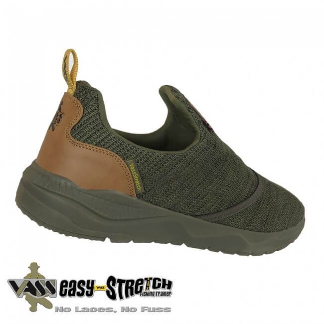Zapatillas Vass Easy-Strech Verdes - Tienda Carpfishing