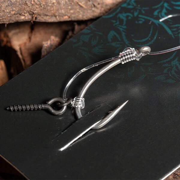 Anzuelos montados Nash Fluoro D - Rig - Tienda Carpfishing