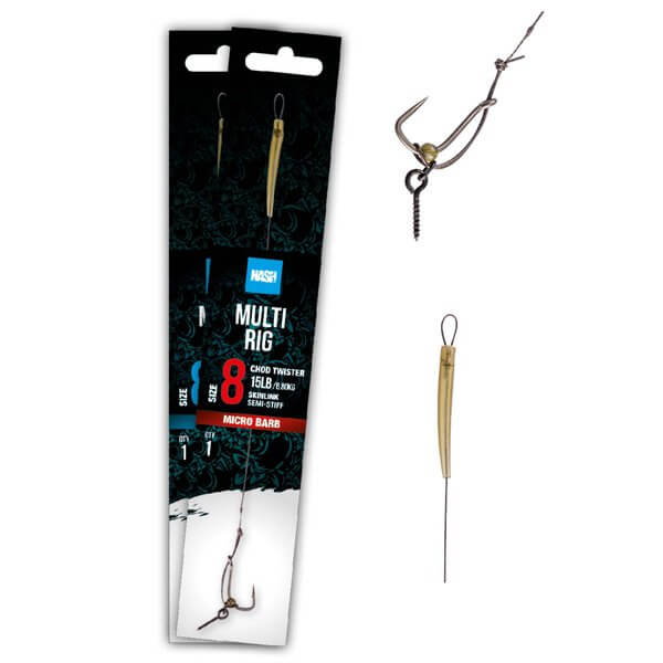 Anzuelos montados Nash Multi Rig - Tienda Carpfishing