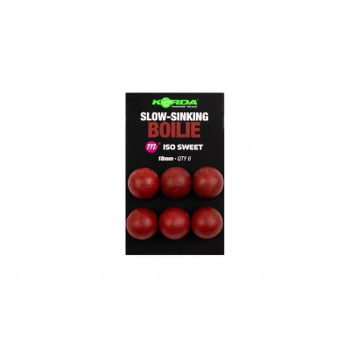 Boilies Slow Sinking Korda ISO Sweet 18 mm - Tienda Carpfishing