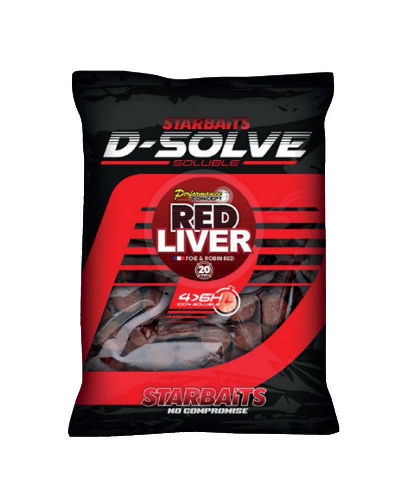 Boilies Starbaits Solubles Red Liver 20 mm 2,5 kg - Tienda Carpfishing