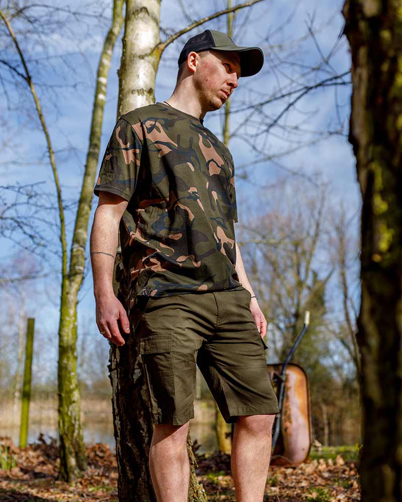 Camiseta Fox Camo T - Tienda Carpfishing