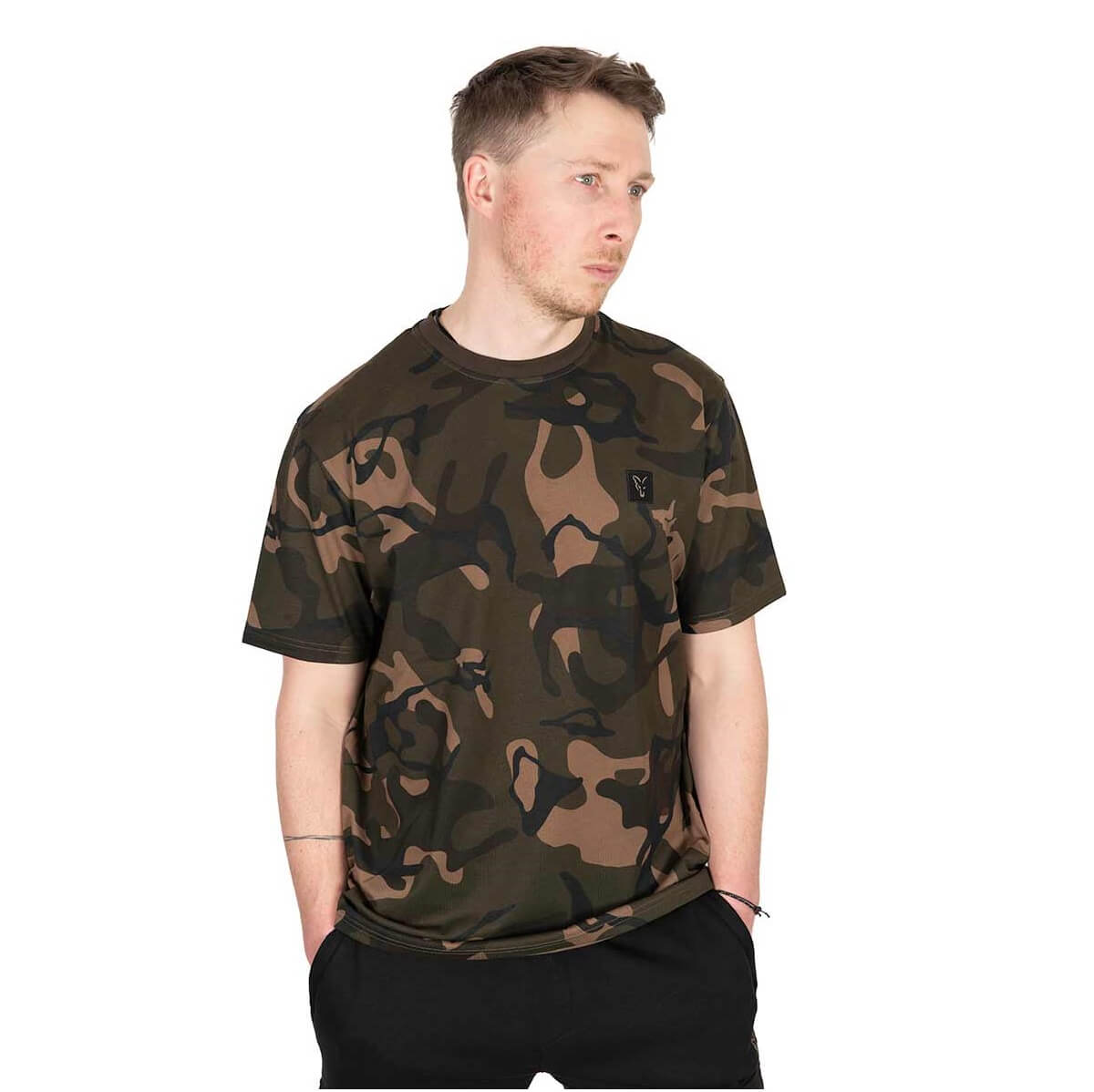 Camiseta Fox Camo T - Tienda Carpfishing