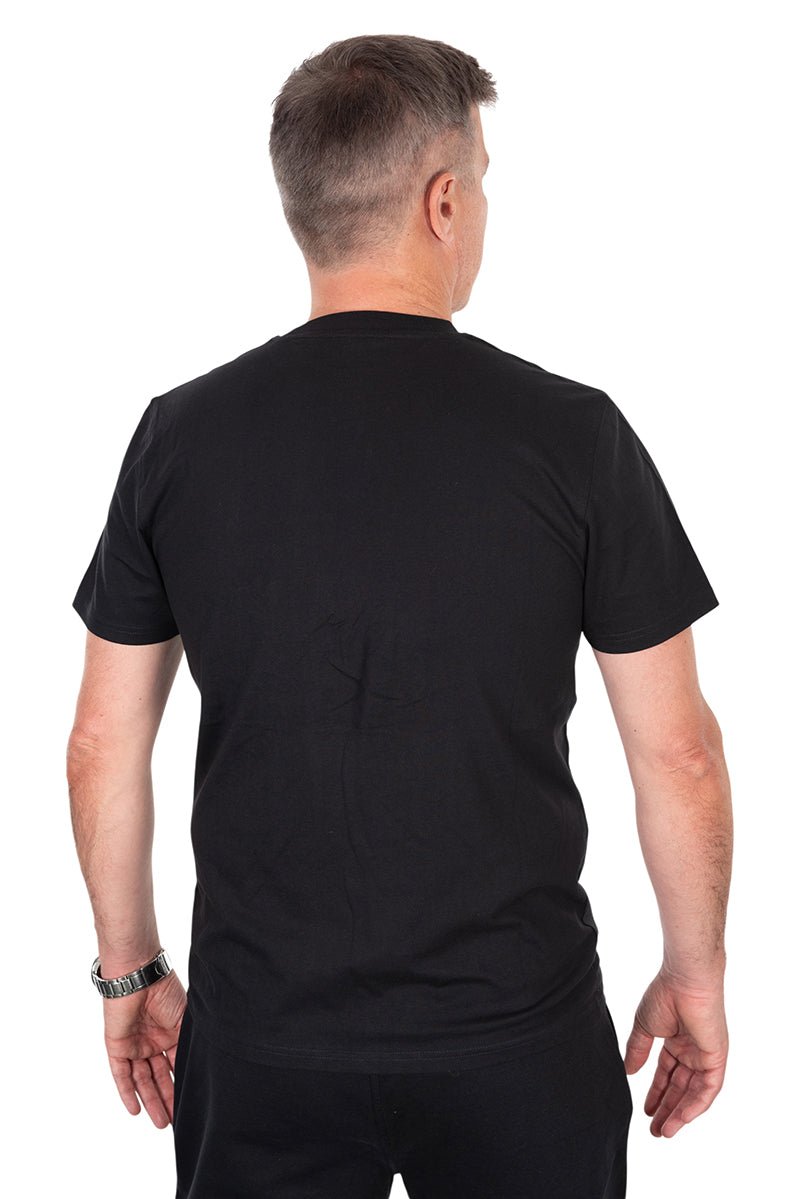 Camiseta Fox Classic T Negro Naranja - Tienda Carpfishing