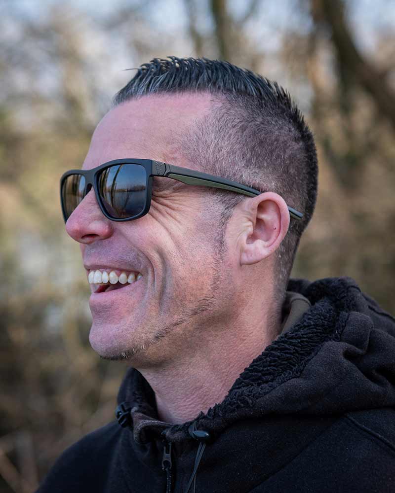 Gafas de sol polarizadas Fox Collection Verde y Negra - Tienda Carpfishing