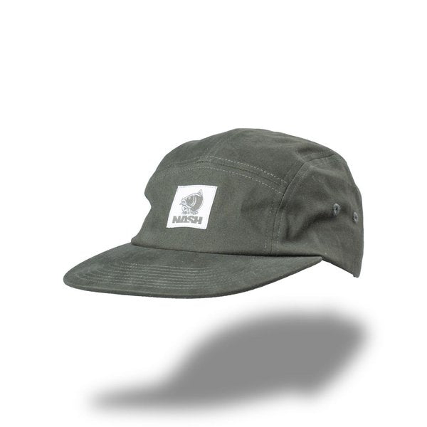 Gorra Nash Make It Happen Badge 5 Panel Verde - Tienda Carpfishing