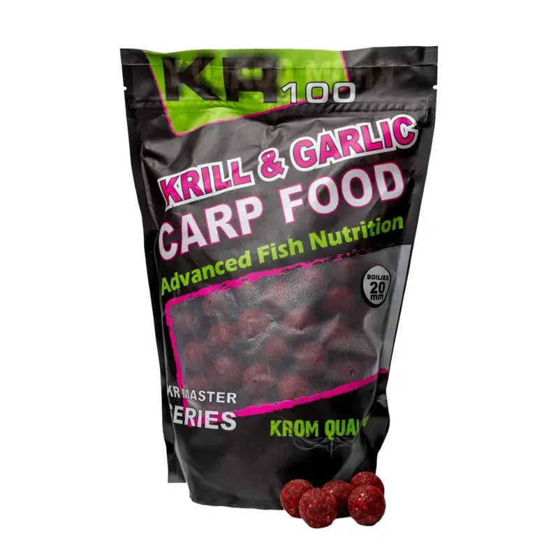 Boilies Krom Quality KR100 Krill e Garlic 20mm 800G