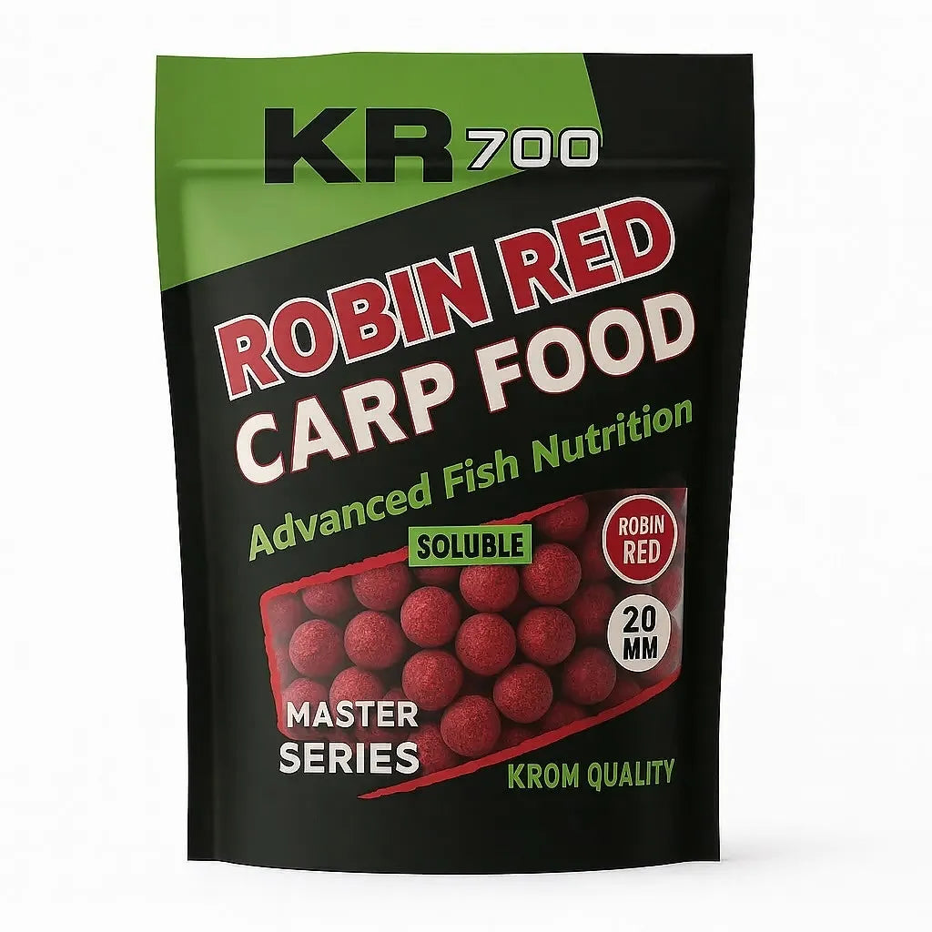 Boilies Solúvel Krom Quality KR700 Robin Red 20mm 800G
