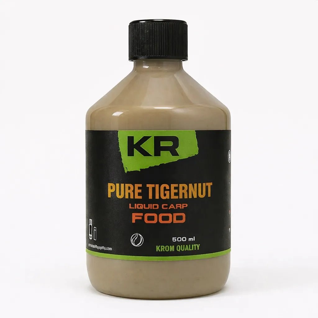 Líquido Krom Quality Pure Tigernut Carp Food 600 ml - Tienda Carpfishing