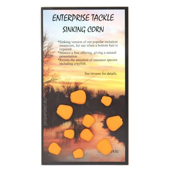 Maiz fondante Enterprise Sinking Sweetcorn Naranja - Tienda Carpfishing