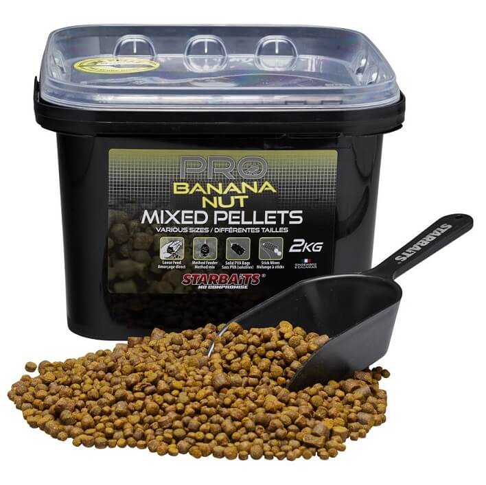 Mix Pellets Starbaits Probiotic Banana Nut - Tienda Carpfishing