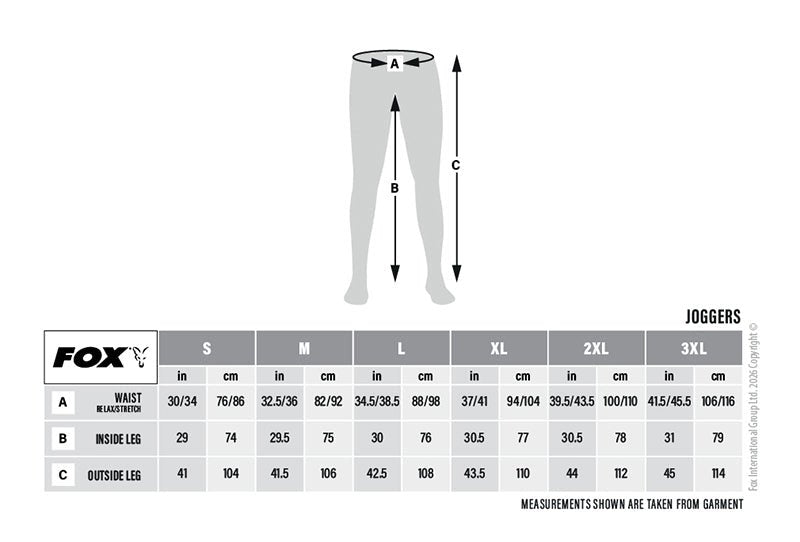 Pantalón Fox Collection Joggers Negro - Tienda Carpfishing