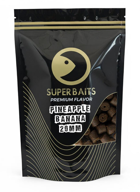 Pellets Superbaits Piña Banana 20 mm - Tienda Carpfishing