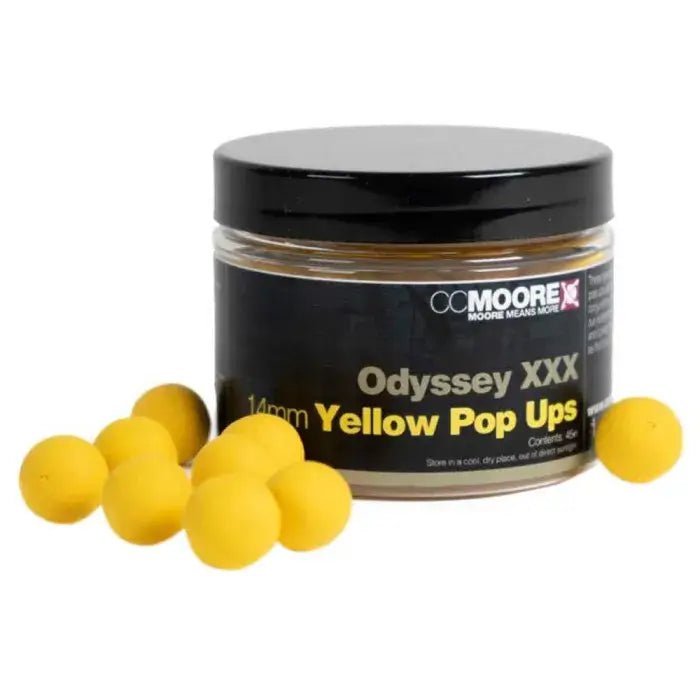 Pop ups Ccmoore Odyssey XXX Amarillo 14 mm - Tienda Carpfishing