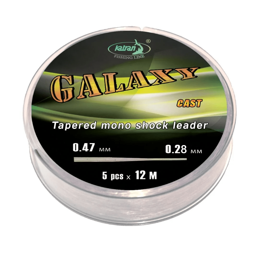 Puentes de línea cónicos Katran Galaxy 0,28 - 0,47 mm - 5 x 12 m - Tienda Carpfishing