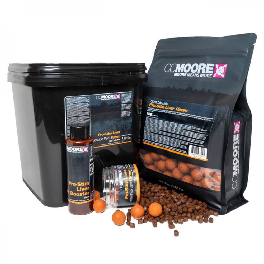 Session Pack Ccmoore Pro - Stim Liver 18 mm - Tienda Carpfishing