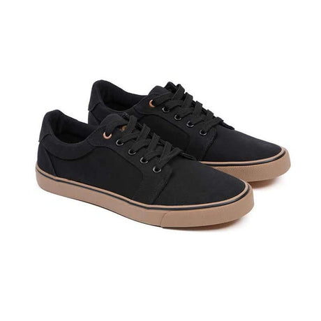 Zapatillas Fox Canvas Black - Tienda Carpfishing