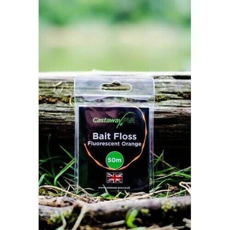 Hilo Castaway Bait Floss Fluoro Naranja 50 m