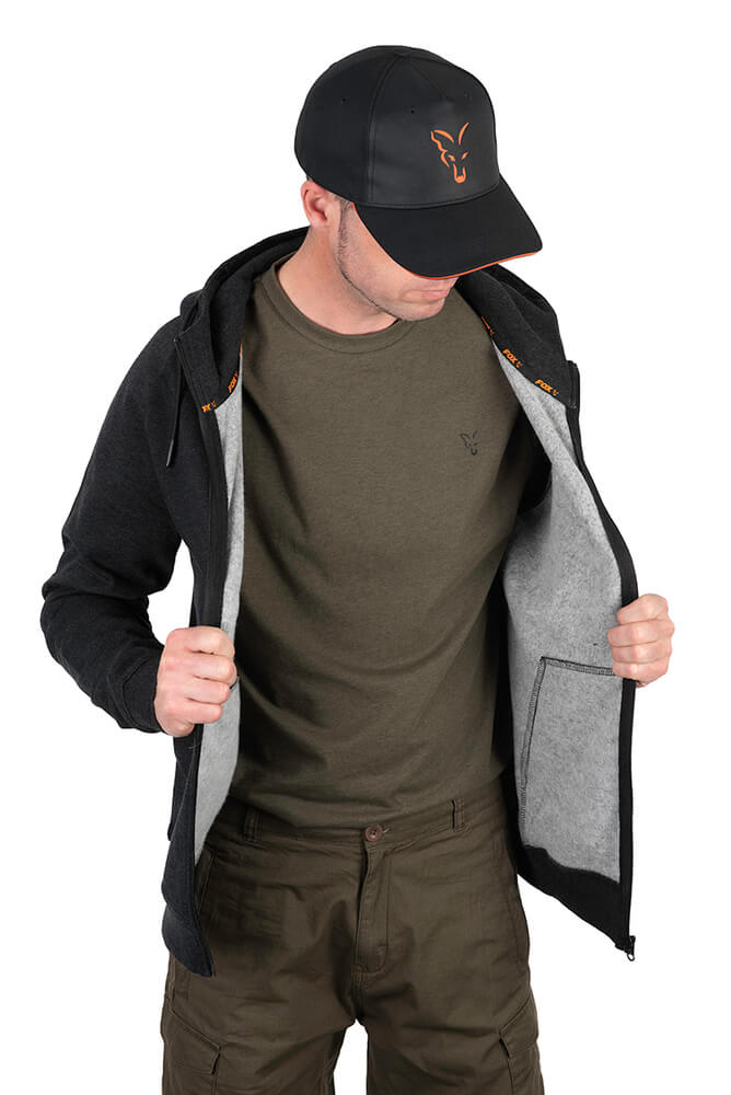 Sudadera Fox Collection LW Negra y Naranja 4