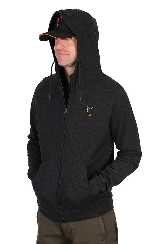 Sudadera Fox Collection LW Negra y Naranja 2