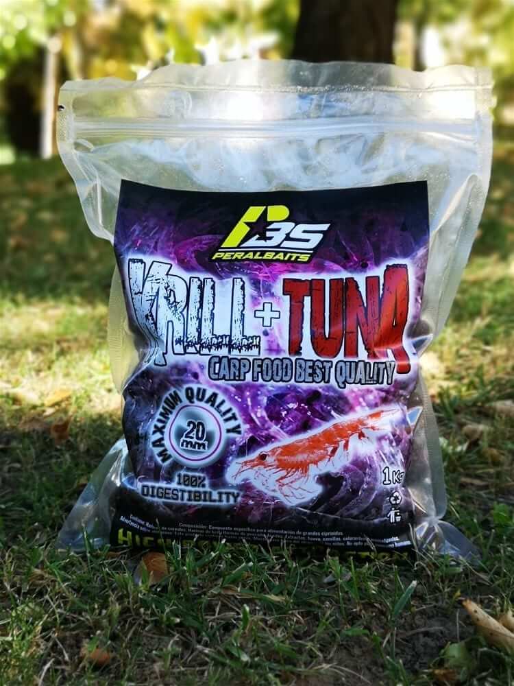 Boilies Peralbaits Krill Tuna 20 mm - Tienda Carpfishing