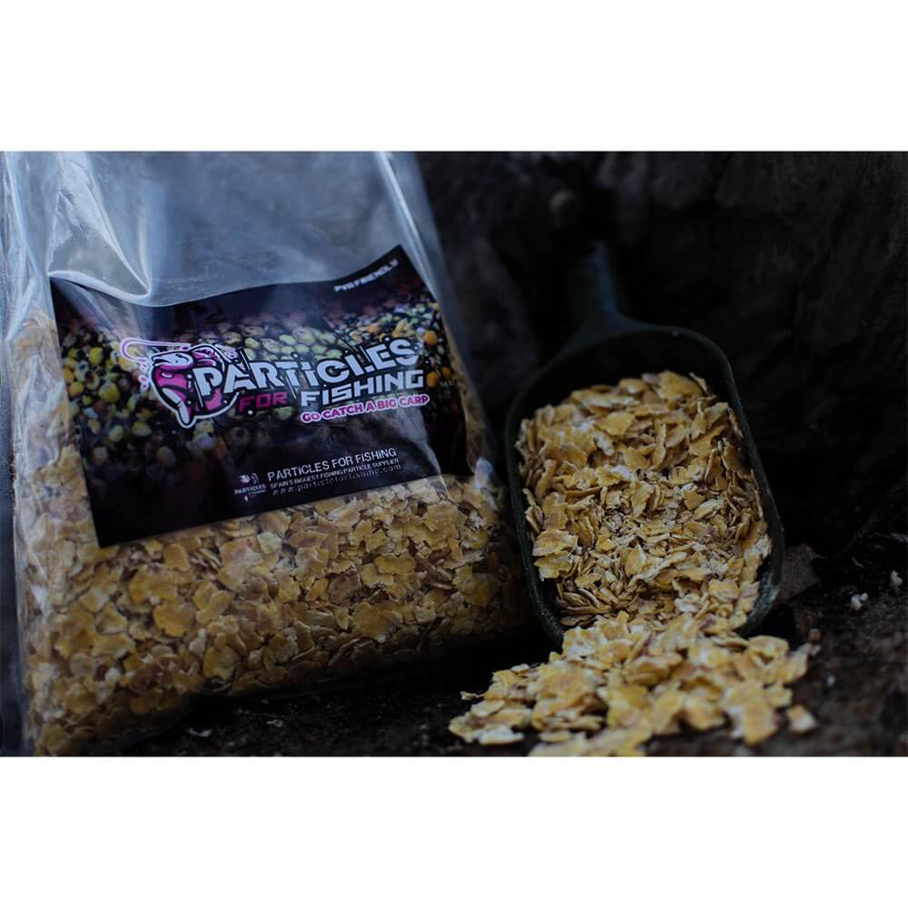 Corn Flakes Particles For Fishing 3 kg - Tienda Carpfishing