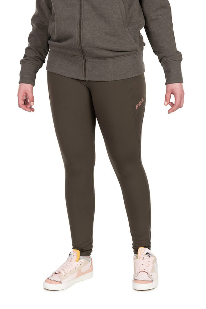 Leggins Mujer Fox WC Verdes - Tienda Carpfishing