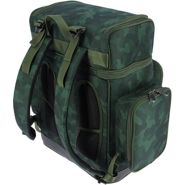 Mochila Multi - Pocket NGT Camo Verde - Tienda Carpfishing