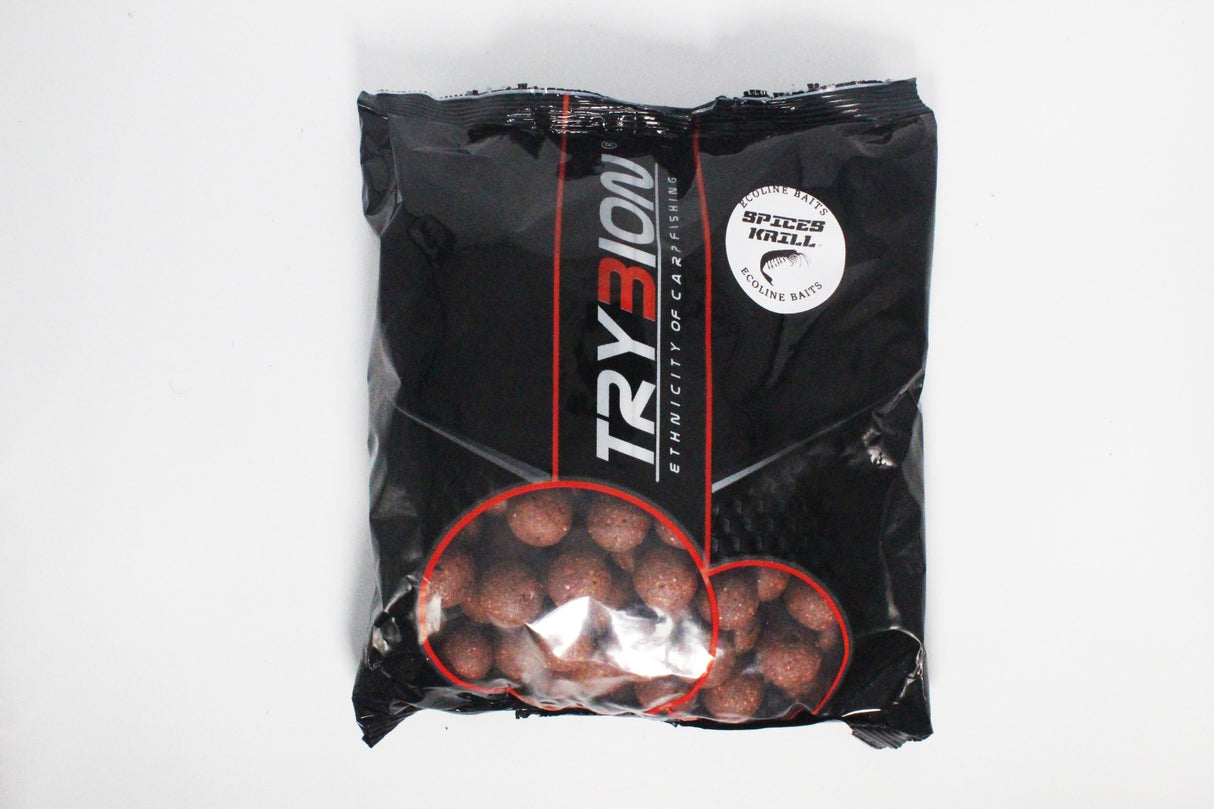 Boilies Trybion Especiarias Krill 1 Kg-20 mm