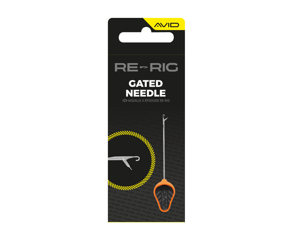 Agulha Avid Carp Gated Re-Rig Laranja