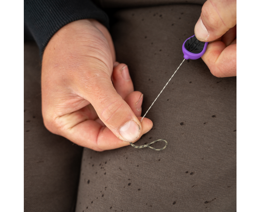 Agulha Avid Carp Quick-Splice Re-Rig Roxo