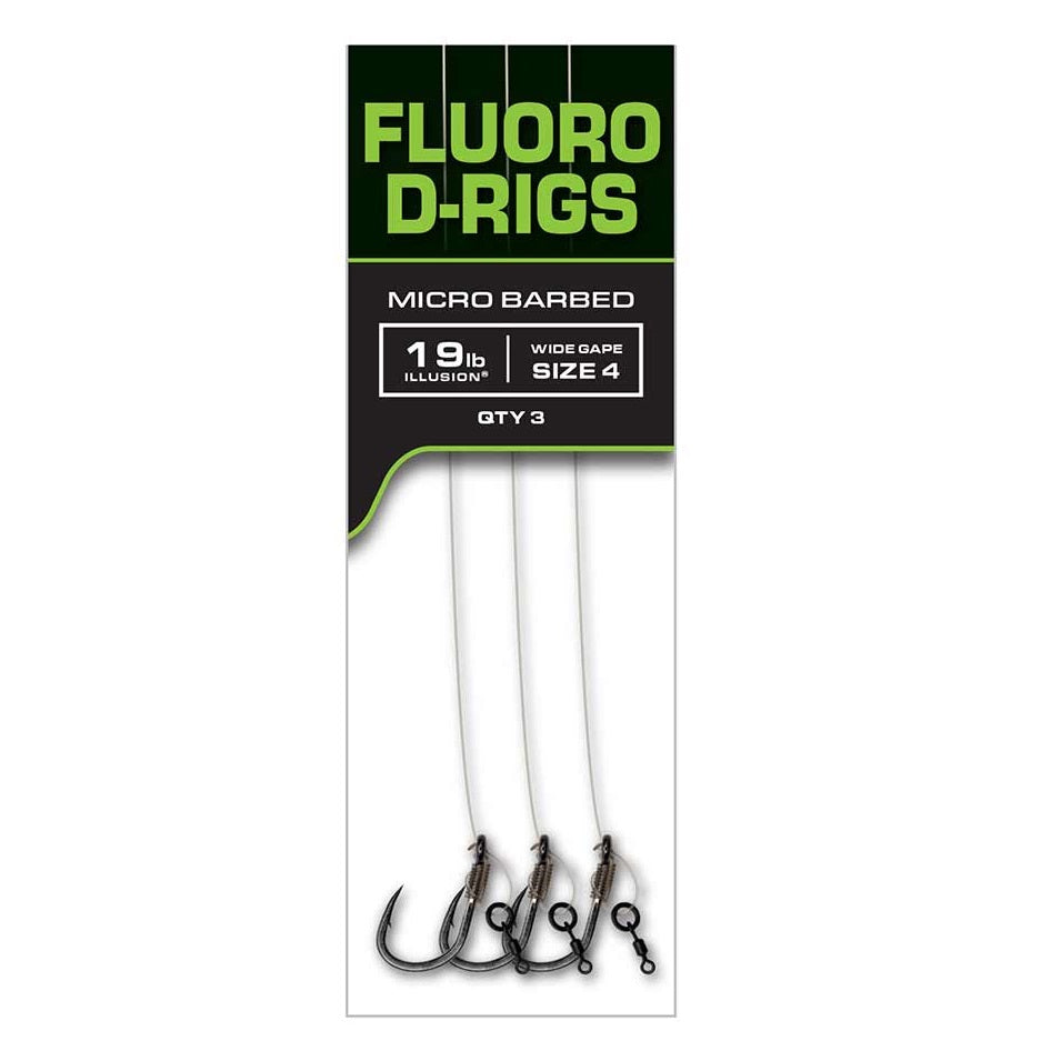 Anzuelos montados Fox Edges Fluoro D-Rig - Tienda Carpfishing