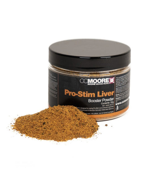 Bait Booster Powder Ccmoore Pro-Stim Liver 50 g - Tienda Carpfishing