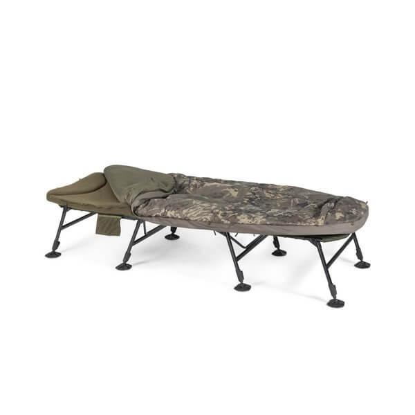 Cadeira de cama Nash Indulgence Sistema HD40 Camo Emperor 8 pernas