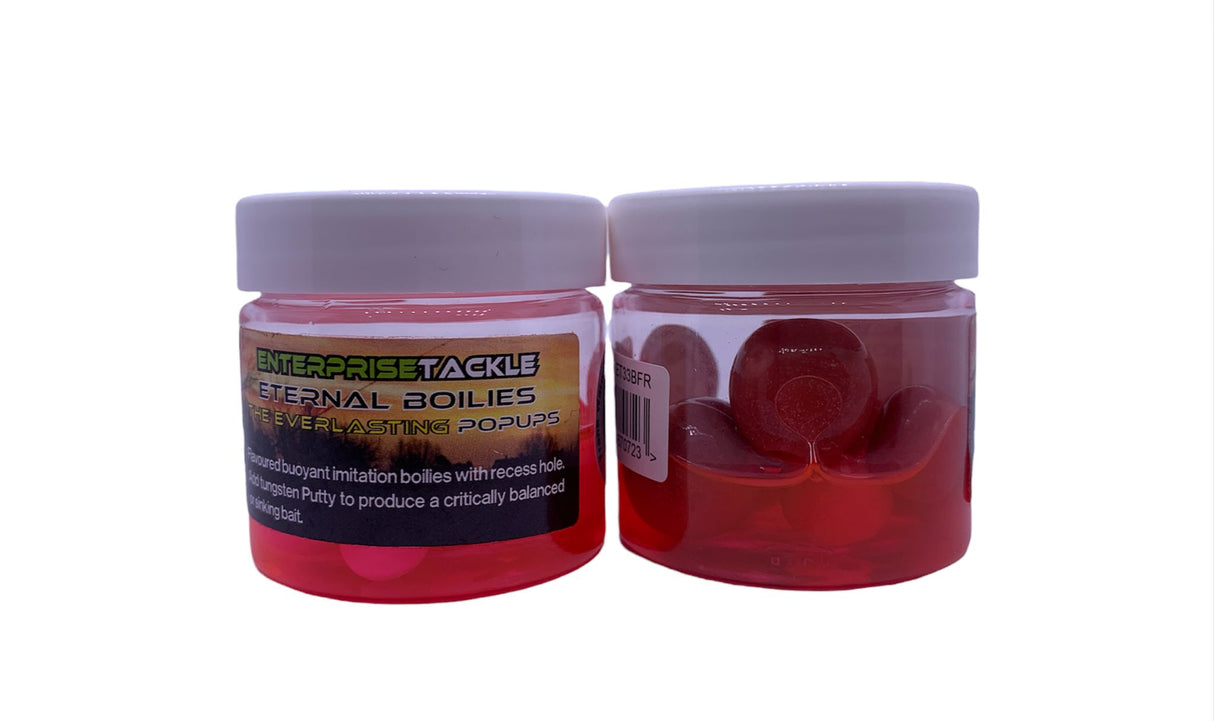 Boilies Enterprise Eternal Rojo Remojo de Fresa y Anis - Tienda Carpfishing