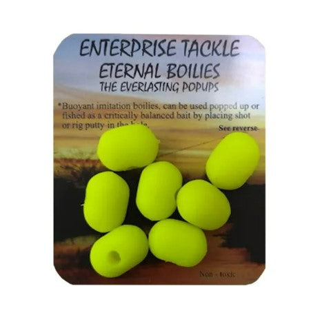 Boilies Pop Ups Enterprise Eternal Dumbell Amarelo fluor 11/15 mm
