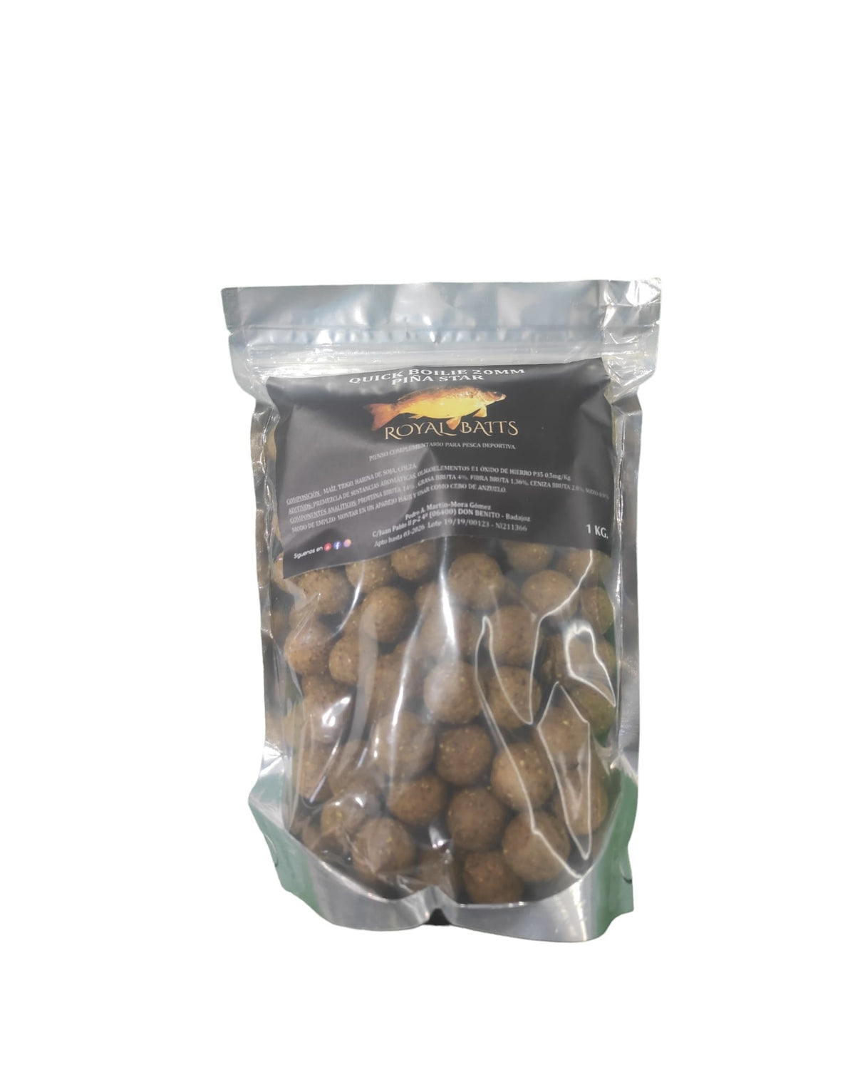 Boilies Royal Baits Ananás estrela 20mm