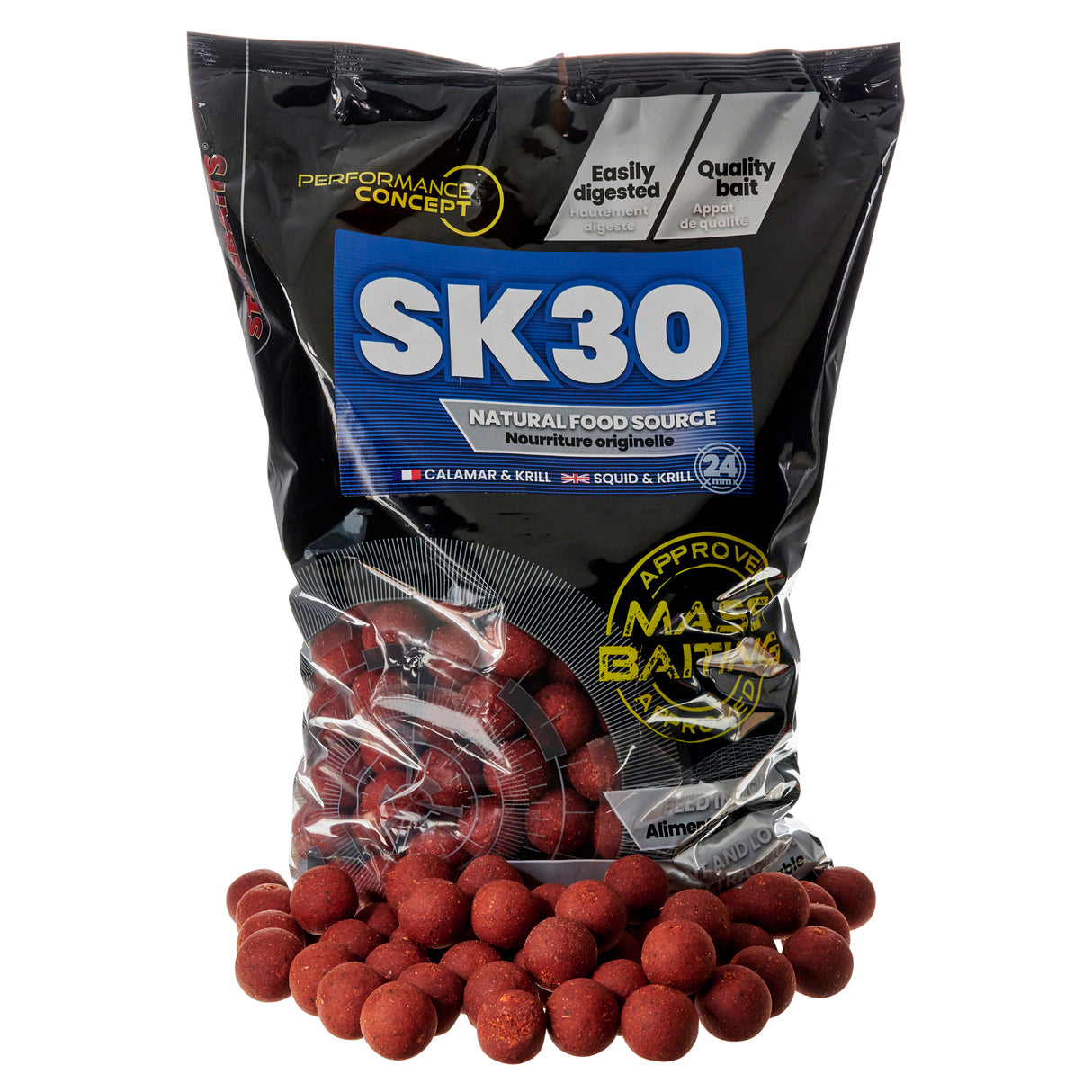 Boilies Starbaits Isco de massa SK30 - 24 mm 3 kg