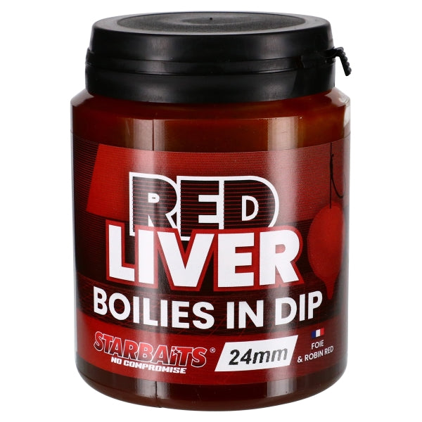 Boilies em Dip Starbaits Red Liver 24 mm