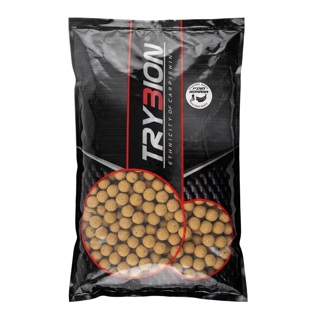 Bolsa Trybion Boilies Banana Abacaxi 4 Kg-18 mm
