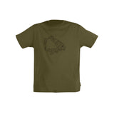 T-shirt Avid Carp Ícone Cáqui