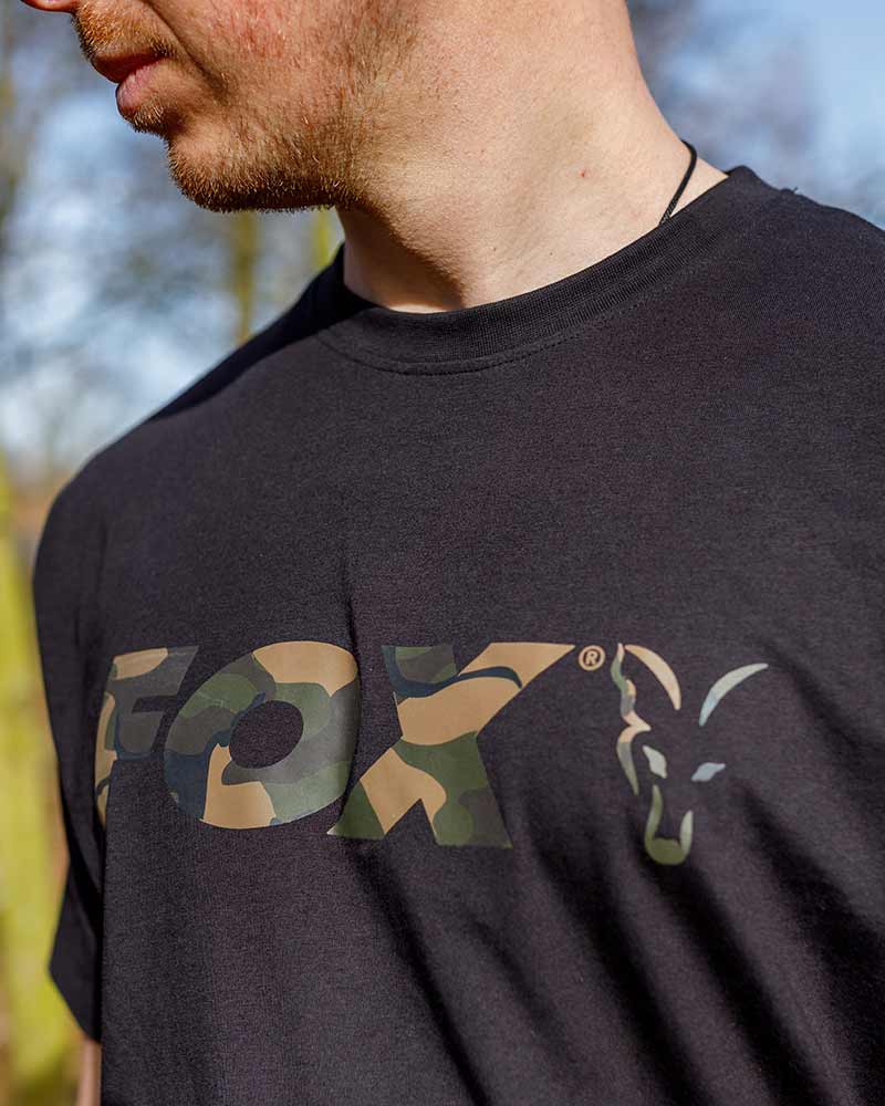 T-shirt Fox Logo T Preto/Camo