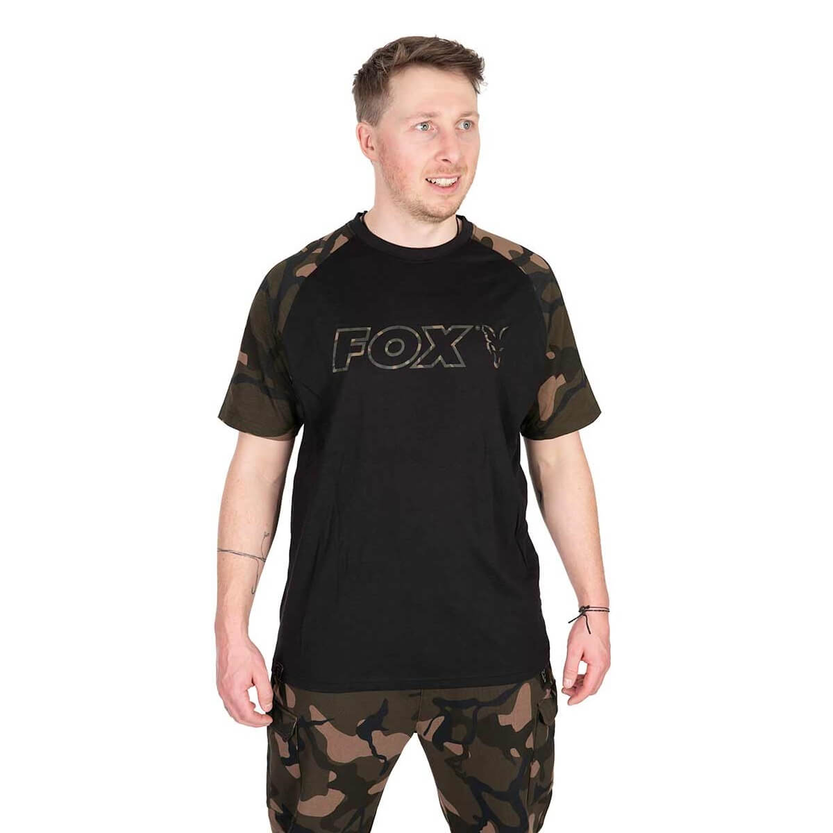 T-shirt Fox Outline T Preto/Camo