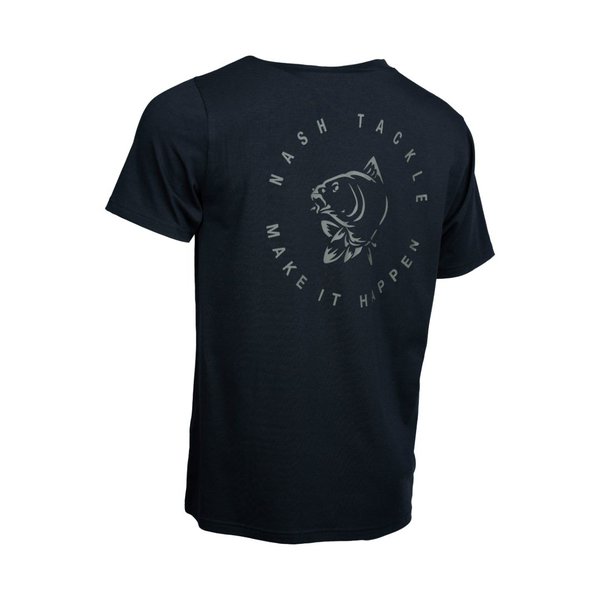 T-shirt Nash Make It Happen Carp Logo Preto