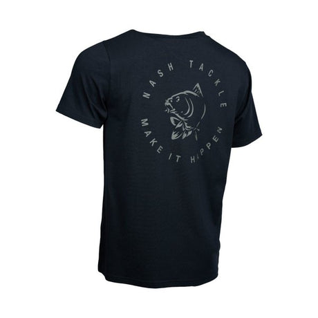 T-shirt Nash Make It Happen Carp Logo Preto