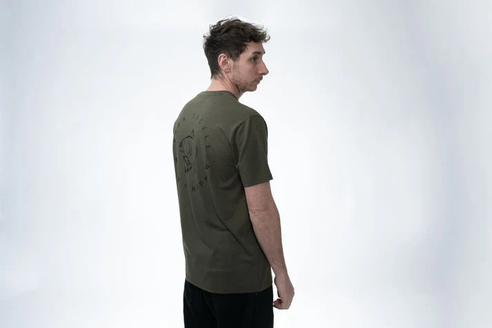 T-shirt Nash Make It Happen Carp Logo T Verde
